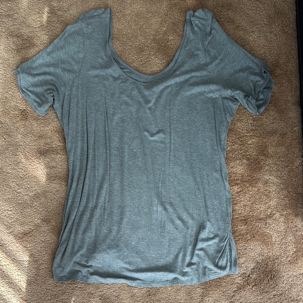 Maurices Gray Short Sleeve Tee Top